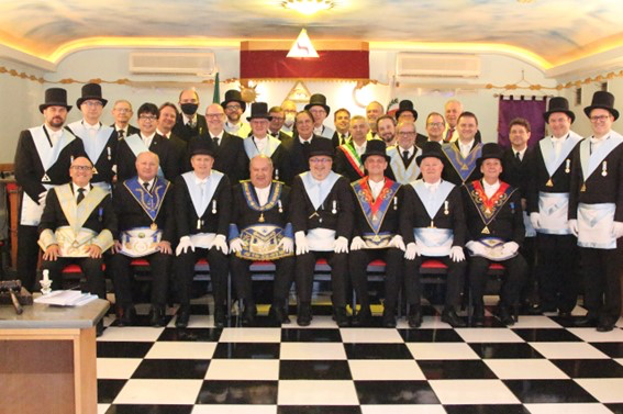 1ª Posse de Venerável Mestre na Loja Zur Friedenspalme